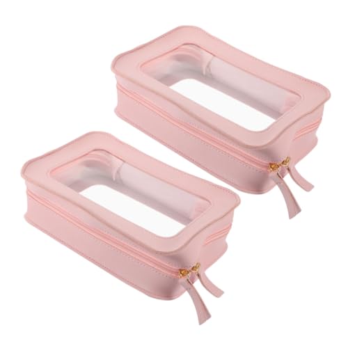 Trousse de Toilette Transparente PVC Sac Cosmétique Voyage