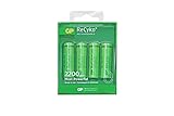 gp recyko+ akku aaa 120.270AAHC-C4 GP ReCyko + Paco 4 wiederaufladbare AA-Batterien der Serie 2600, NiMH, min. 2600mAh 120.270AAHC-C4 Cranberry 4xAA