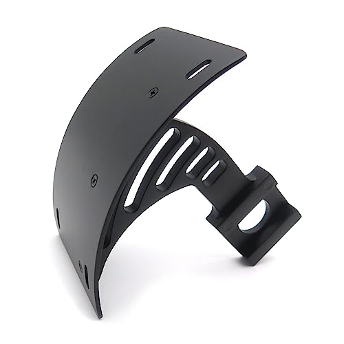 HTTMT MT360-03- Curved Tag Holder Bracket Compatible with Suzuki Gsx-R Tl 1000R Gsx 1300R Hayabusa B-King Black