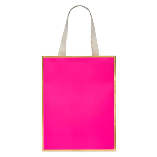 Image of Papyrus 13 inch Large Gift Bag (Pink and Gold) for Birthdays, Weddings, Anniversaries and All Occasions (1 Bag)