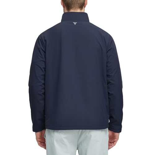 M MAELREG Mens Jacket Zipper Pockets Softshell Lightweight Water-Resistant Windbreaker Golf Spring Fall Jackets for Men3