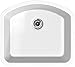 Whitehaus Elementhaus Single bowl Undermount Sink WHE2421DWHITE White