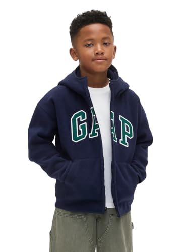 GAP Boys' Fleece Knit Full Zip Hoodie