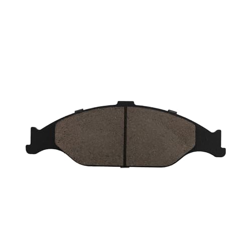 Image of Detroit Axle - Front Ceramic Disc Brake Pads with Hardware Kit Replacement for 1999 2000 2001 2002 2003 2004 Ford Mustang - 4pc Set