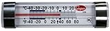 Cooper-Atkins 335-01-1 Commercial Refrigerator Thermometer, Commercial Freezer Thermometer (Glass Tube Thermometer, Commercial Grade Thermometer)