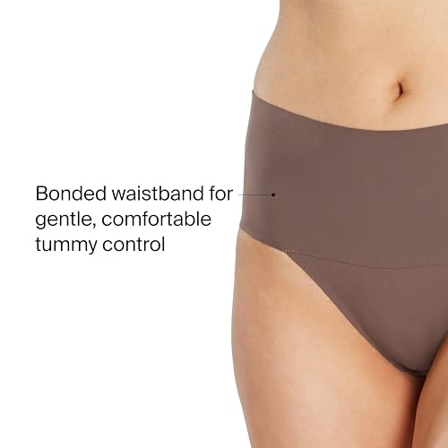Image of SPANX SPANXsupersmooth Undie-tectable Thong - Comfortable Core Control - Invisible Shapewear - Women No Show Thong Underwear