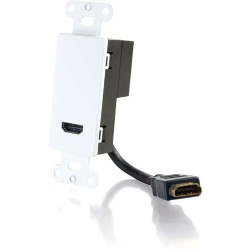 Placa de pared HDMI C2G para solucionar cables sueltos en oficinas