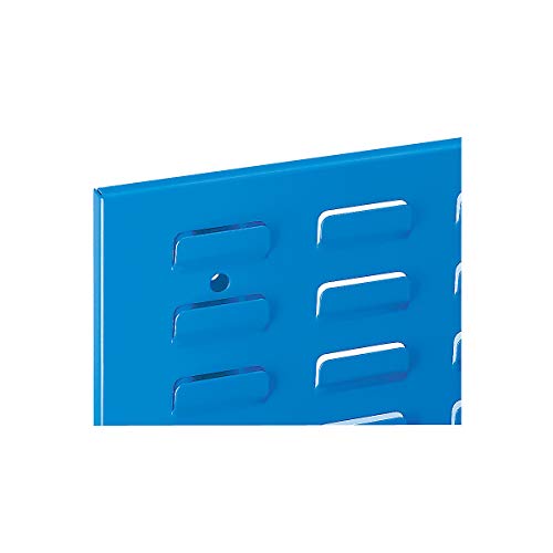 RasterPlan Schlitzplatte RAL 5012, B 2000 x H 450 mm, Breitformat