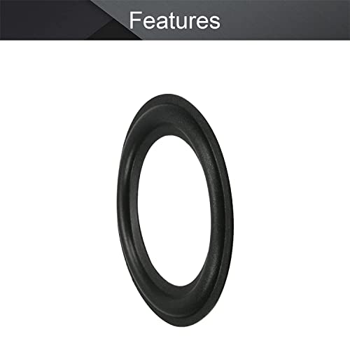 Image of Fielect 2inch /50mm Speaker Foam Edge Surround Rings Replacement Parts for Speaker Repair or DIY 2Pcs