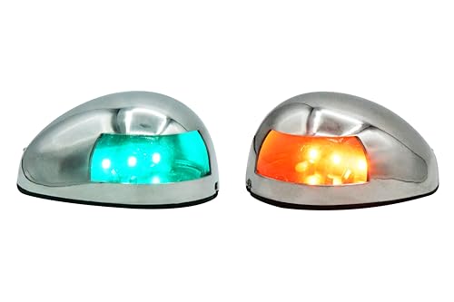Vinland Marine LED Navigation Lights, 304 Stainless Steel 3.2