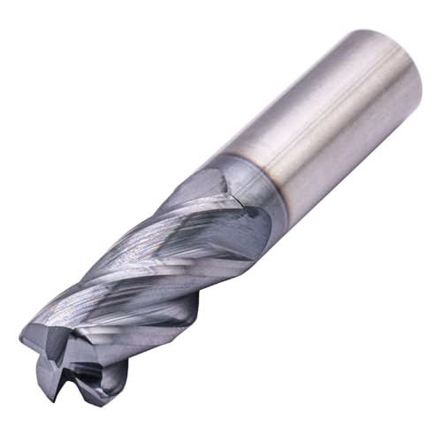 Image of Solid Carbide Corner Radius End Mill - .060 inch Corner Radius, AlTiN Coated, 4 Flute, 35 Helix, 3 /4 inch Cutting Dia, 3 /4 inch Shank Dia, 1-3 /4 inch LOC, 4 inch OAL for Milling Alloy Steel, Steel, Iron, Copper