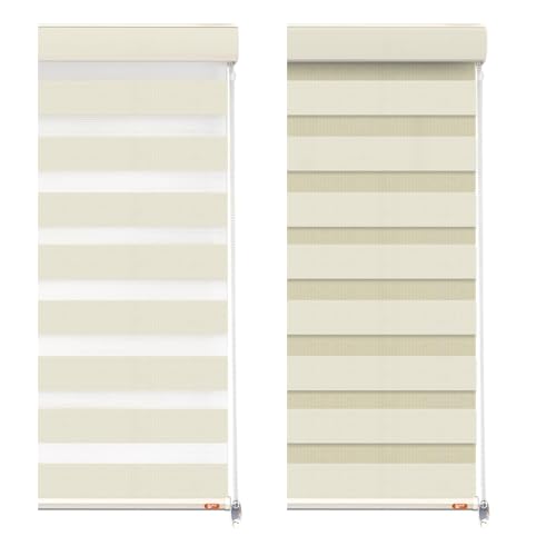 Opiniones y reviews de Persianas Precios Home Depot los mejores 5. 50 Blind Factory Gie | Persiana Enrollable Sheer Elegance Ivory 1.00 m Ancho x 1.80 m Altura | Decoración Hogar Persianas para Ventanas | Ideales para Sala y Decoración Recamara