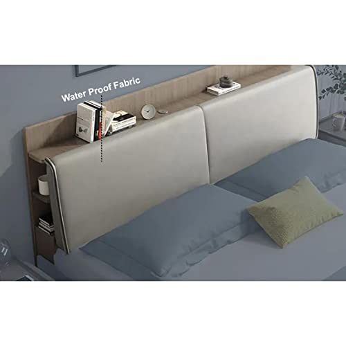 Image of Royaloak Tivoli Italian Queen Size Bed with Hydraulic and Headboard Storage