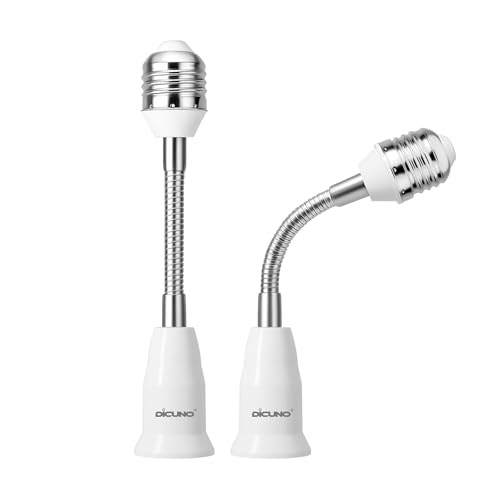 DiCUNO E26 15.5CM/6.1Inch Extension Socket Extender...