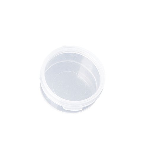 Round Clear Containers Beads Jewelry Display Storage Boxes