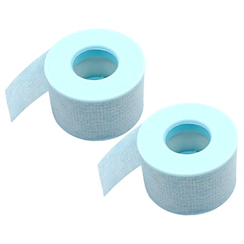 MERRYHAPY 2 Rolls Lash Tape for Eyelash Extensions Non-woven Fabric Gentle Adhesive Comfortable under