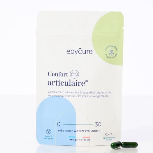 Confort Articulaire | Curcuma + Harpagophyton + Vitamines K2 et D3 Cover