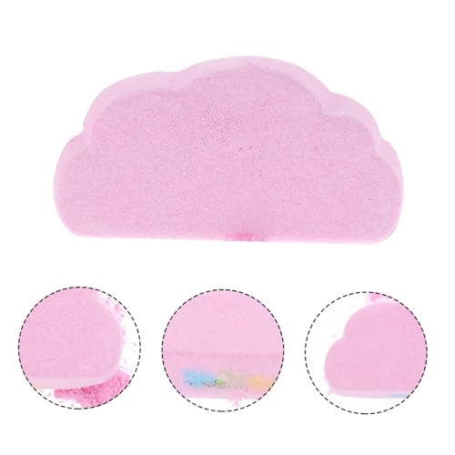 minkissy 5 Unidades bola de sal de banho nuvem bomba de banho de arco-íris óleos essenciais para ban