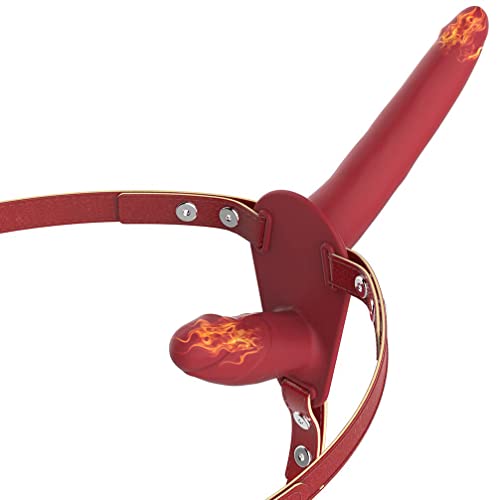 Godemichet ceinture double pénétration réaliste sextoy de plaisir supérieur