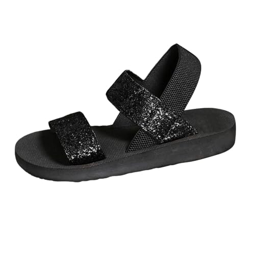 Générique Sandales Femme été Confortable CompenséEs Bout Ouvert Orthopédiques Chaussures Bride Arrière Anti-Dérapant Nu-Pieds Marche Sandale Platform...