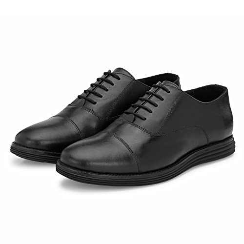 Image of Legwork Men's Leather Police Oxford 2.0 Shoes for Men and Boys