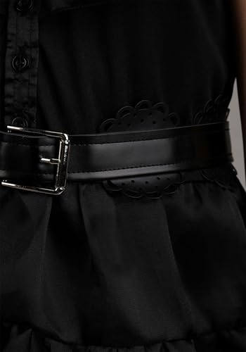 Disfraz completo de Wednesday Addams para niñas miniatura 5