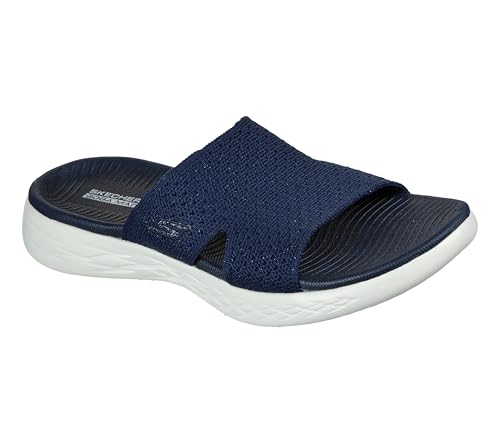 Image of Skechers Women's On-the-go 600 Stretch Knit Slides