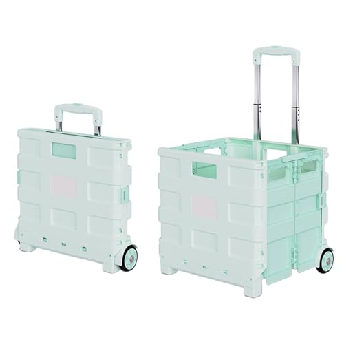 Carrito de compras con ruedas plegable, resistente y portátil para exteriores 2