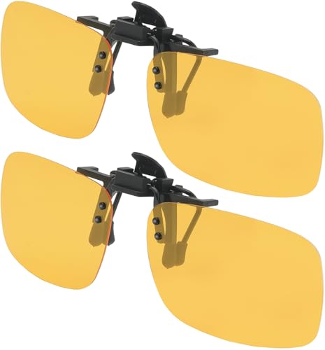 IOHLNG Night Driving Glasses - Clip-On Sunglasses