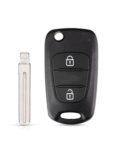 Étui de clé pliable 3 boutons pour Hyundai i20 i30 IX35 Accent