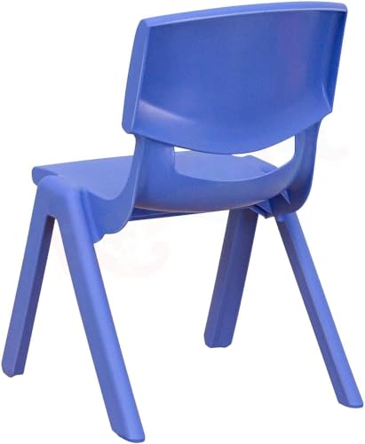 Image of Plastic Strong and Durable Kids Chair for Studying Dining Home Virgin Material Kids Chairs with Backrest for 2 to 5 Years | Sustain Upto 100 KG (Light Blue)