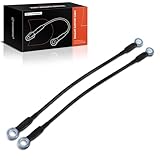 A-Premium Tailgate Support Cable Compatible with Ford Bronco 1978-1996, Bronco II 1984-1990, Gran Torino, LTD II, Ranchero, Ranch Wagon, Torino & Mercury Montego, 18 Inch, Rear Tailgate, 2-PC Set