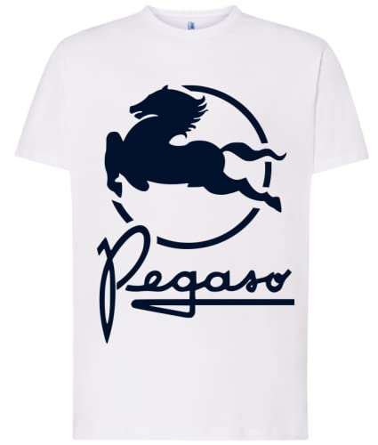 CMSLT Camiseta Premium Pegaso, Camiseta camión Pegaso (L, Blanco)