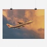Objet de collection unique : un must pour les fans d'avions et de photos aériennes majestueuses.