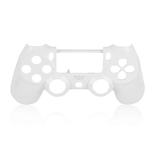Preisvergleich Produktbild FindeGo Frontgehäuse Shell für Playstation 4 Wireless Controller Schutzhülle weiß Frontgehäuse Shell für Playstation 4 Durable Wireless Controller Schutzhülle Ersatz Deckel-Controller Acce