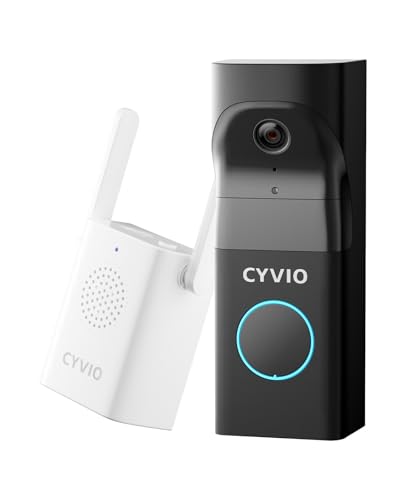 CYVIO 5MP Video Doorbell with Base Station