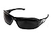 Edge Eyewear XB116 Brazeau Safety Glasses, Black with Smoke Lens