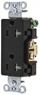 20A Decorator Receptacle 125VAC 5-20R BK
