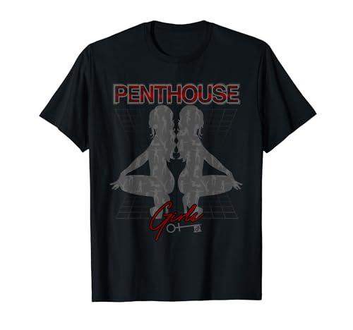 Penthouse Magazine Girls Logo Burlesque Synthwave Retro Icon T-Shirt