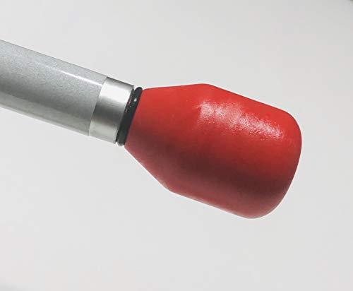 Easy-Glide Cane Tip for The Blind Red, Marshmallow, Hook Style Tip