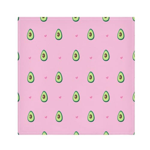 Servilletas de tela pack x6 diseño aguacate 50x50 cm miniatura 1