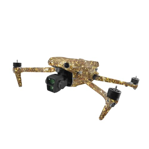 Image of MightySkins Glossy Glitter Skin Compatible with DJI Air 3 - Gold Dazzle | Protective, Durable High-Gloss Glitter Finish | Easy to Apply