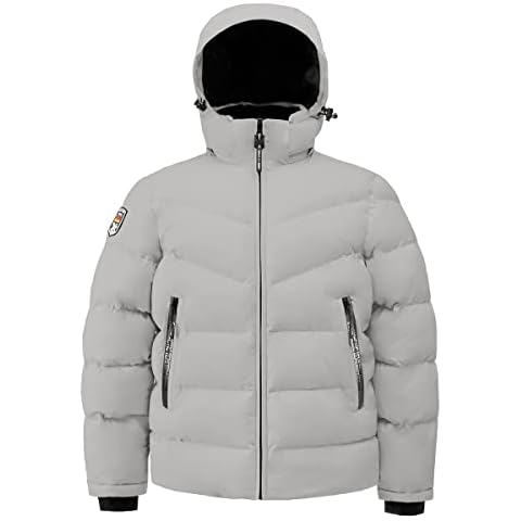 Triple F.A.T. Goose Men's Henson Puffer Jacket - Mens Winter Jackets - Down Jacket Men - Men's Winter Coats (Quiet Grey, XL, x_l) Cover