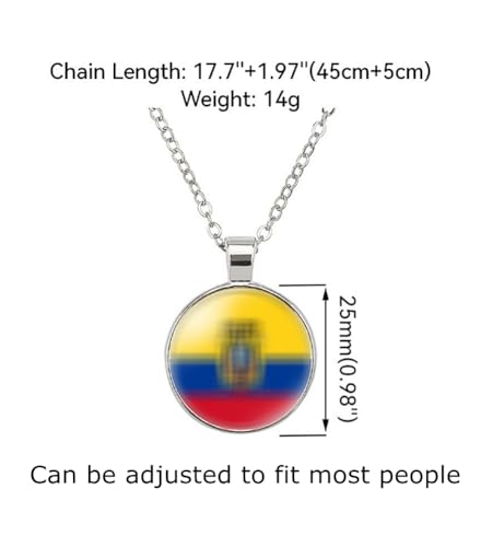 National Flag Metal Necklace and Alloy Leather Braided Rope Bracelet Bangle Set for Men Women2