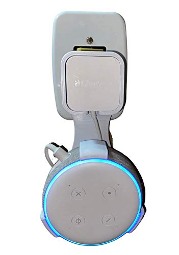 Suporte All in one de Tomada para Amazon Alexa Echo Dot 3 modelo clássico (branco)