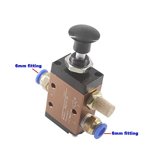 Vanne pneumatique 3R210-08 anti fuite d'air commande manuelle - 3