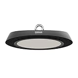 Campana LED industrial UFO Slim con 130lm/w para iluminación industrial profesional y de máxima calidad. Alta potencia y eficiencia, con chip LED OSRAM de alta luminosidad y máxima garantía. Diseñado para talleres, fábricas y almacenes. 5 años garantía.