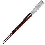 サンライフ 箸 食洗機対応 天然木 22.5cm 男女兼用 amaoto グレー 日本製 H-06281