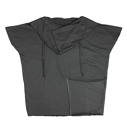 Pull sans manches gris pour r&eacute;ussir vos superpositions de mi-saison avec capuche