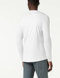 Under Armour Herren Ua Hg Armour Fitted lang rmliges Funktionsshirt schnelltrocknendes Langarmshirt, White Black, L EU - 5